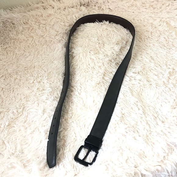 Dickies Men's Reversible Leather Men's Belt Brown Dark Gray 50" - Picture 6 of 10